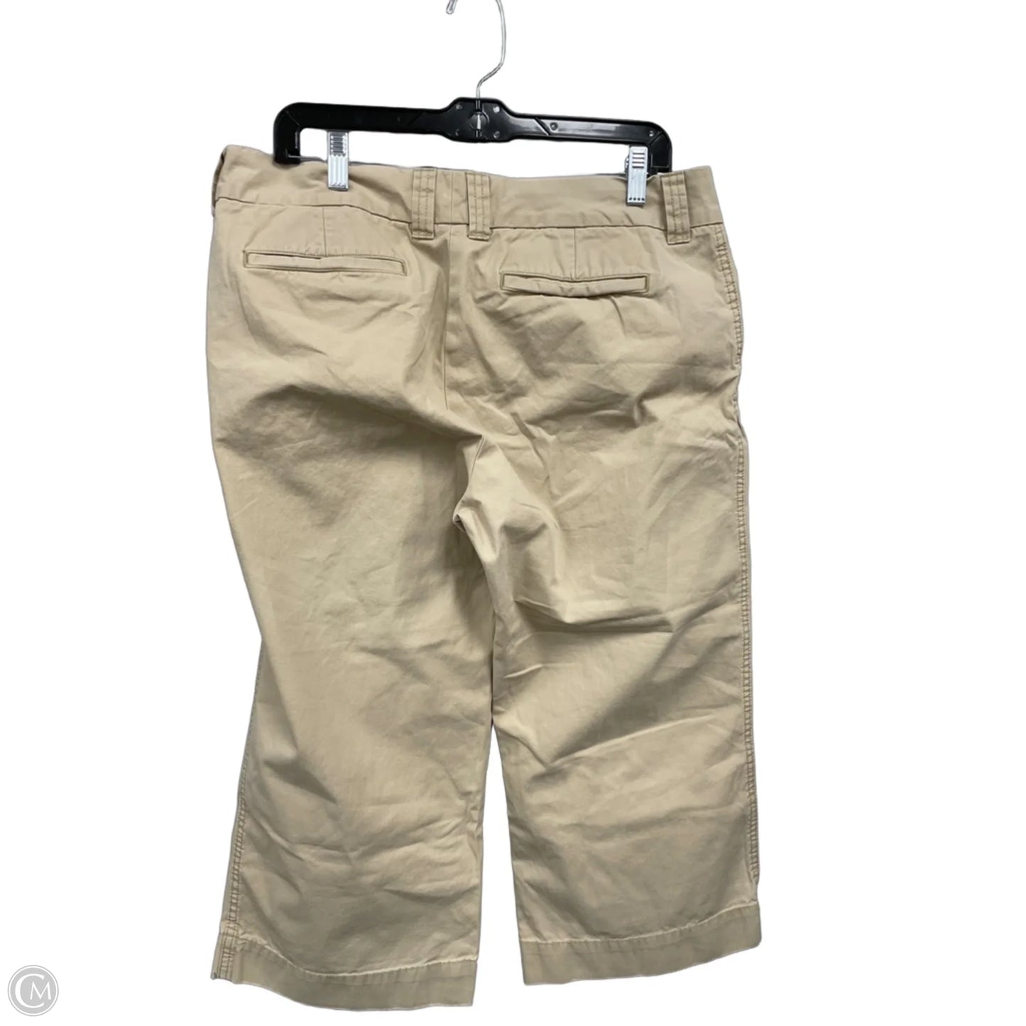 Pants Cropped By Clothes Mentor In Tan, Size: 14
