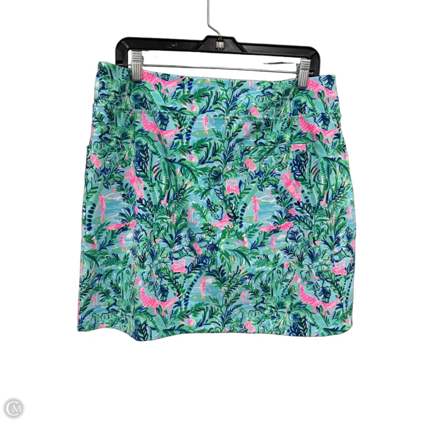 Skort Designer By Lilly Pulitzer In Blue & Green, Size: 12