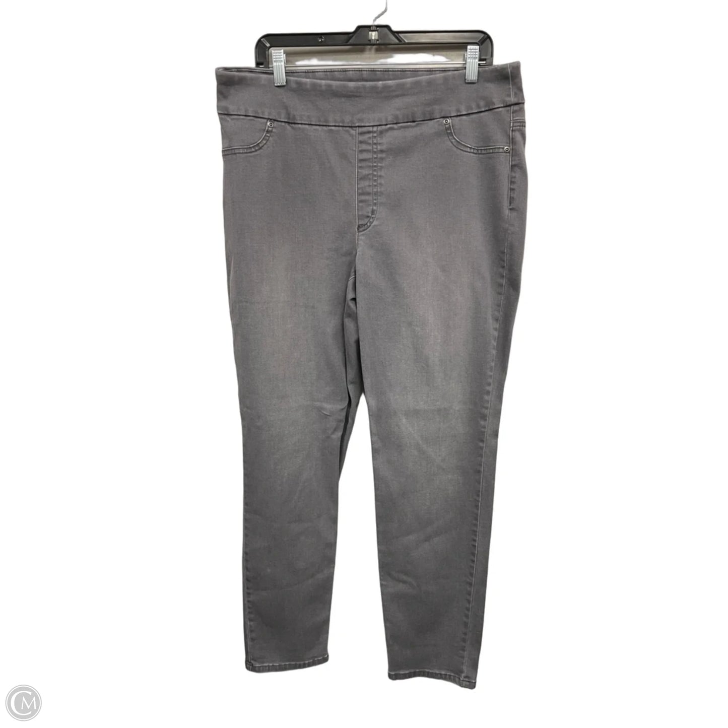 Jeans Jeggings By Chicos In Grey, Size: M