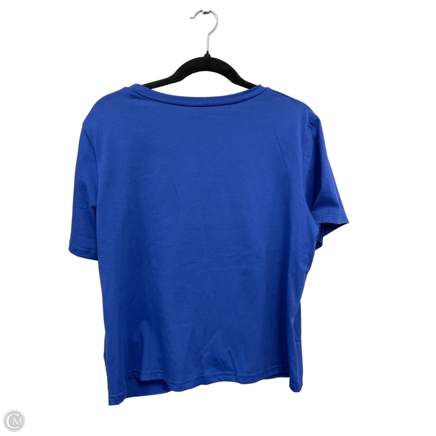 Top Short Sleeve By Clothes Mentor In Blue, Size: Xl