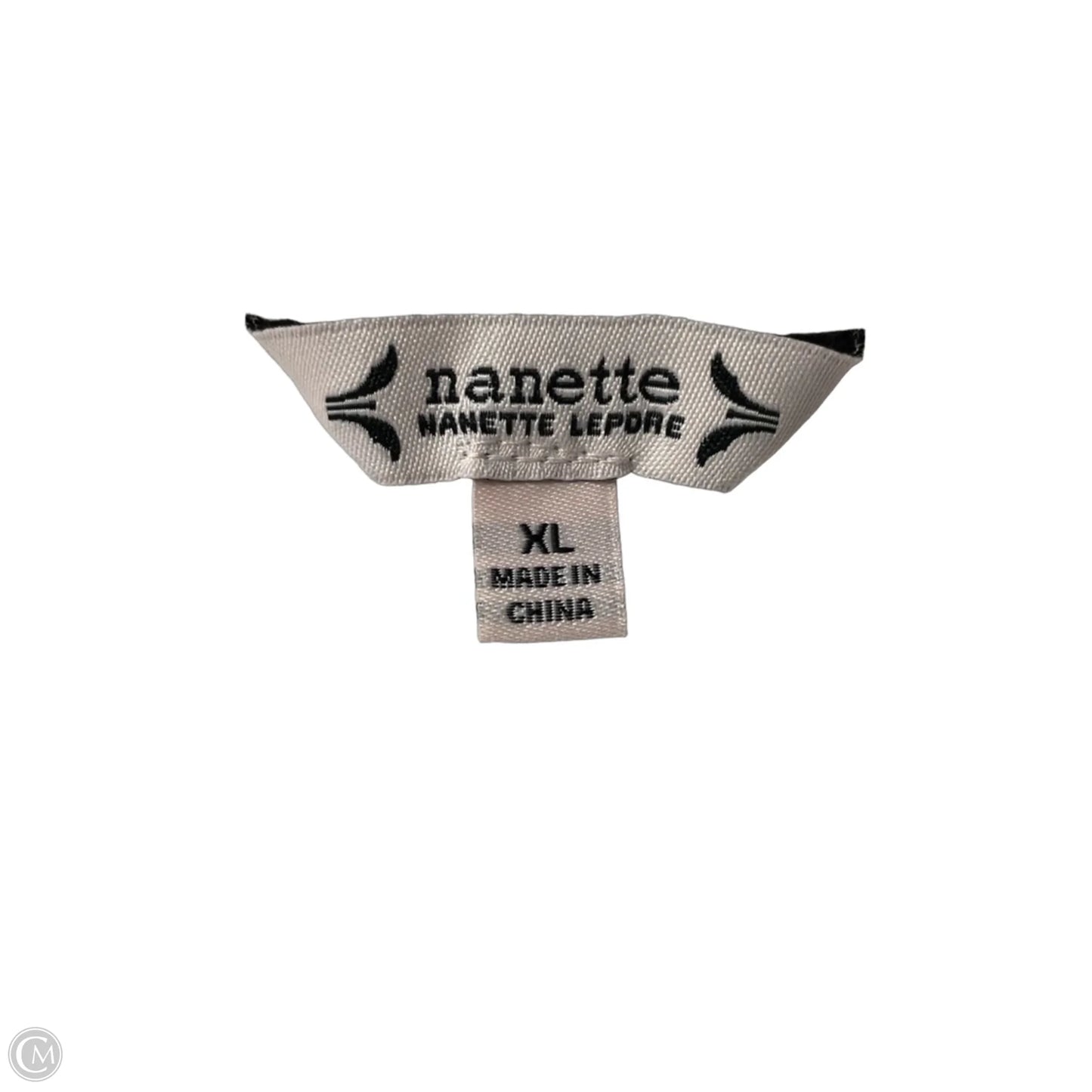 Top Short Sleeve By Nanette By Nanette Lepore In White, Size: Xl