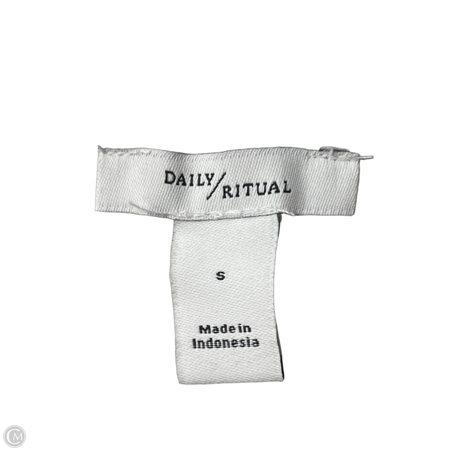 Dress Casual Short By Daily Ritual In Black & White, Size: S