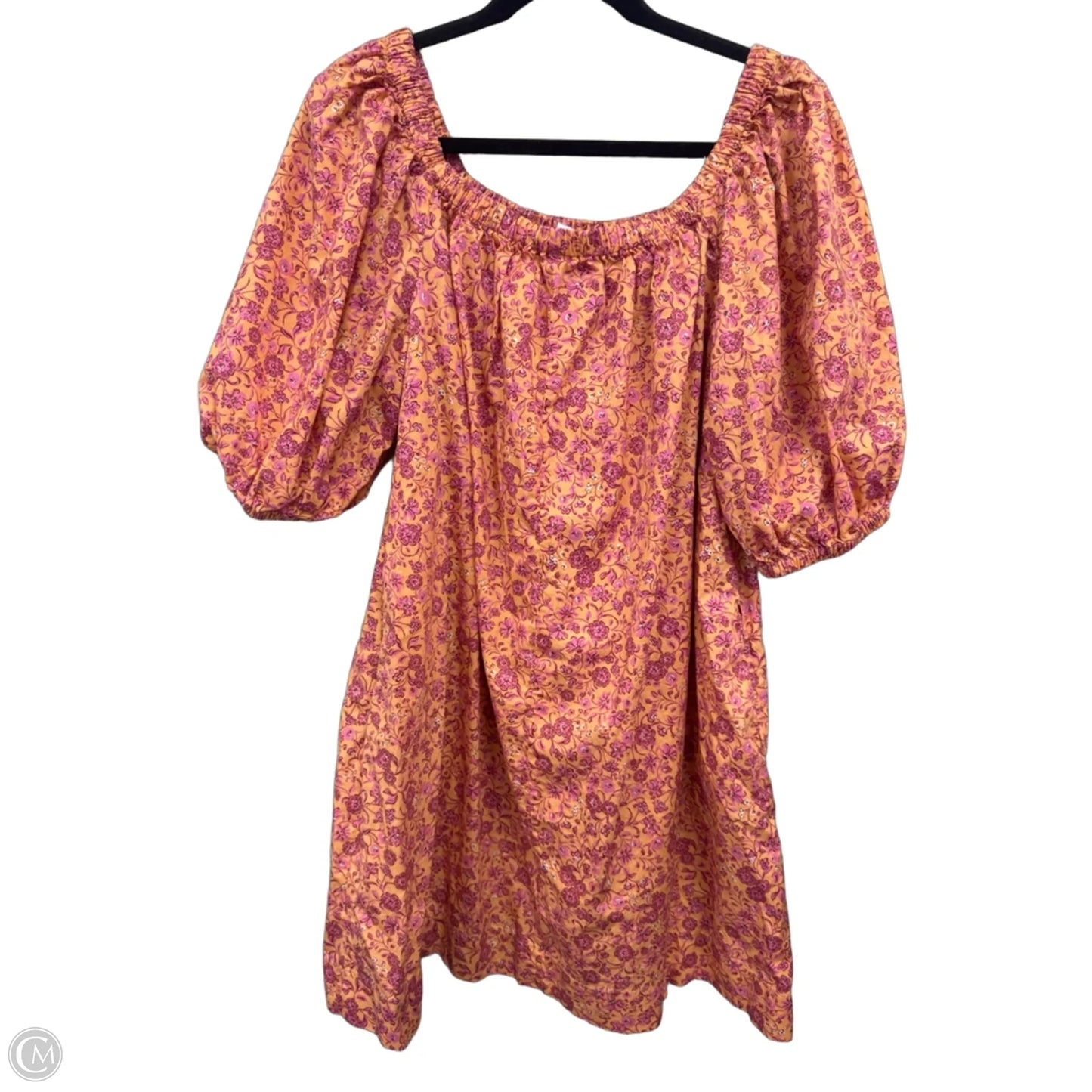 Dress Casual Short By Old Navy In Orange & Pink, Size: L