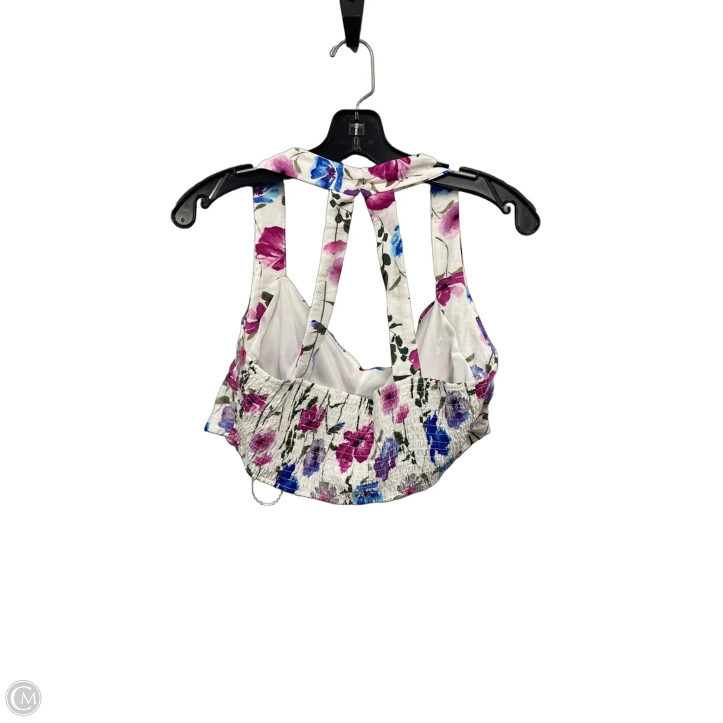 Skirt Set 2pc By Haute Monde In Purple & White, Size: L