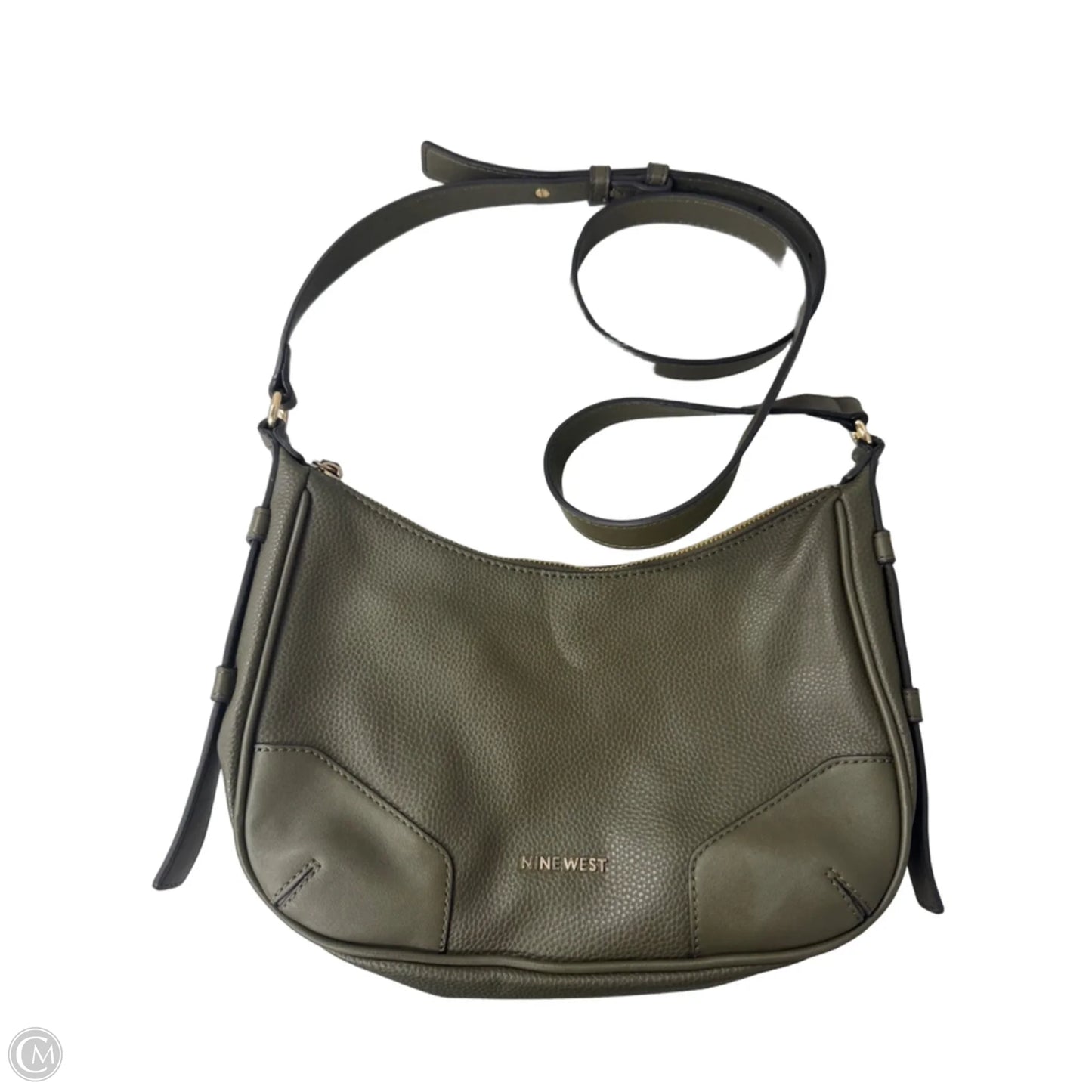 Crossbody Leather By Nine West, Size: Medium