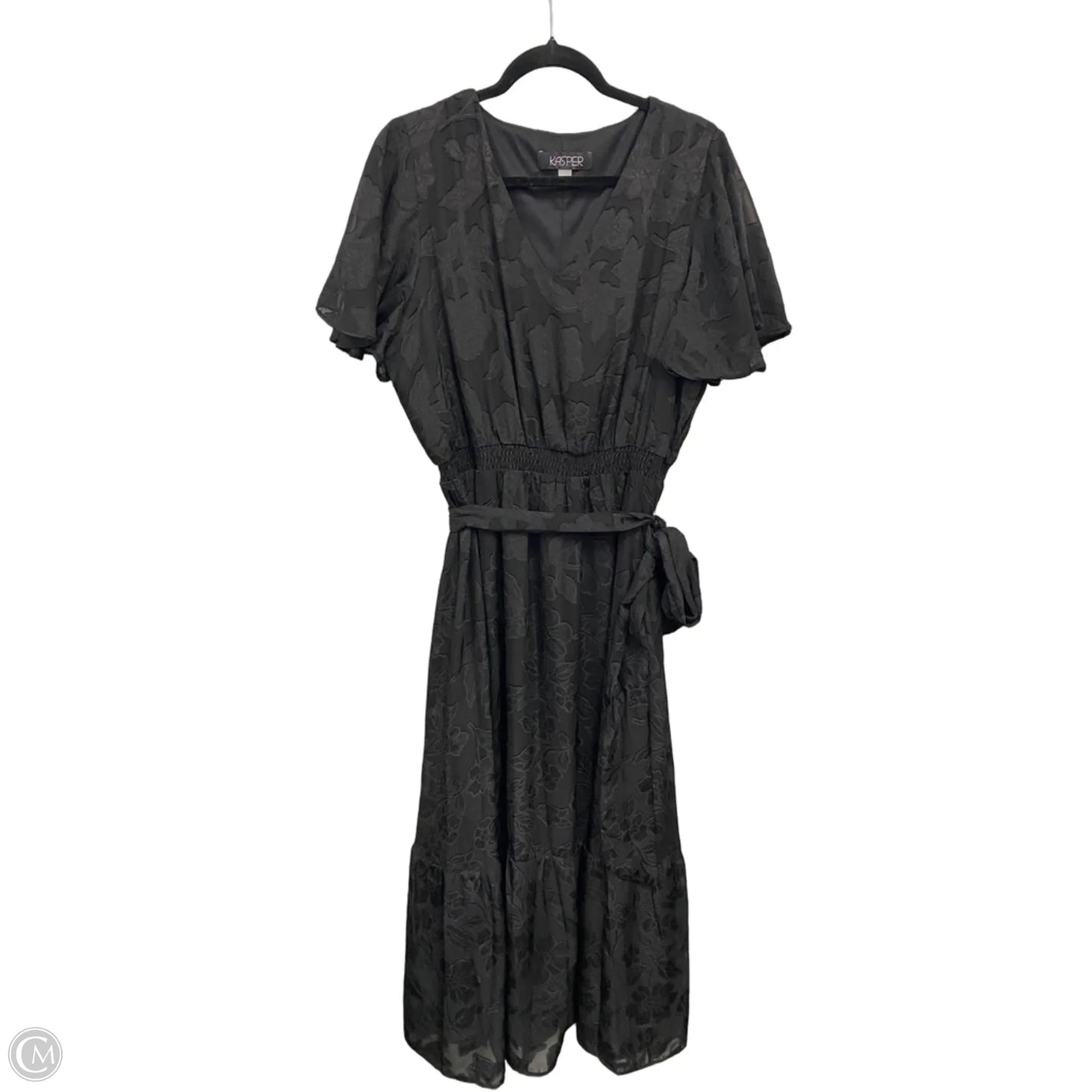 Dress Casual Maxi By Kasper In Black, Size: 1x