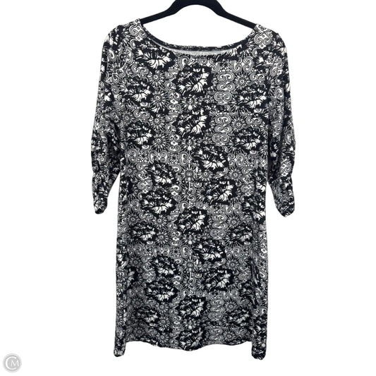 Dress Casual Midi By Soybu In Black & White, Size: M