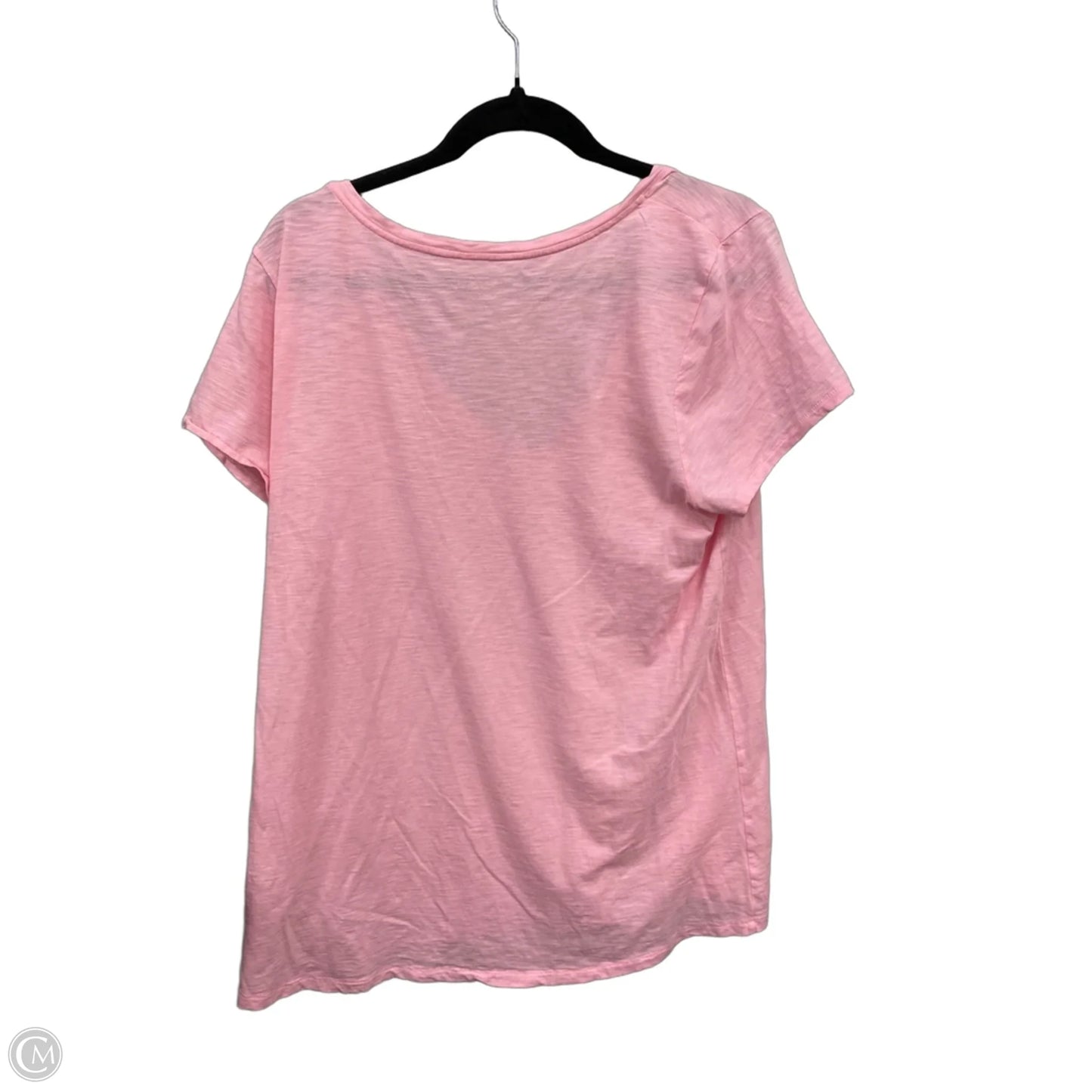Top Short Sleeve Designer By Lilly Pulitzer In Pink, Size: Xl