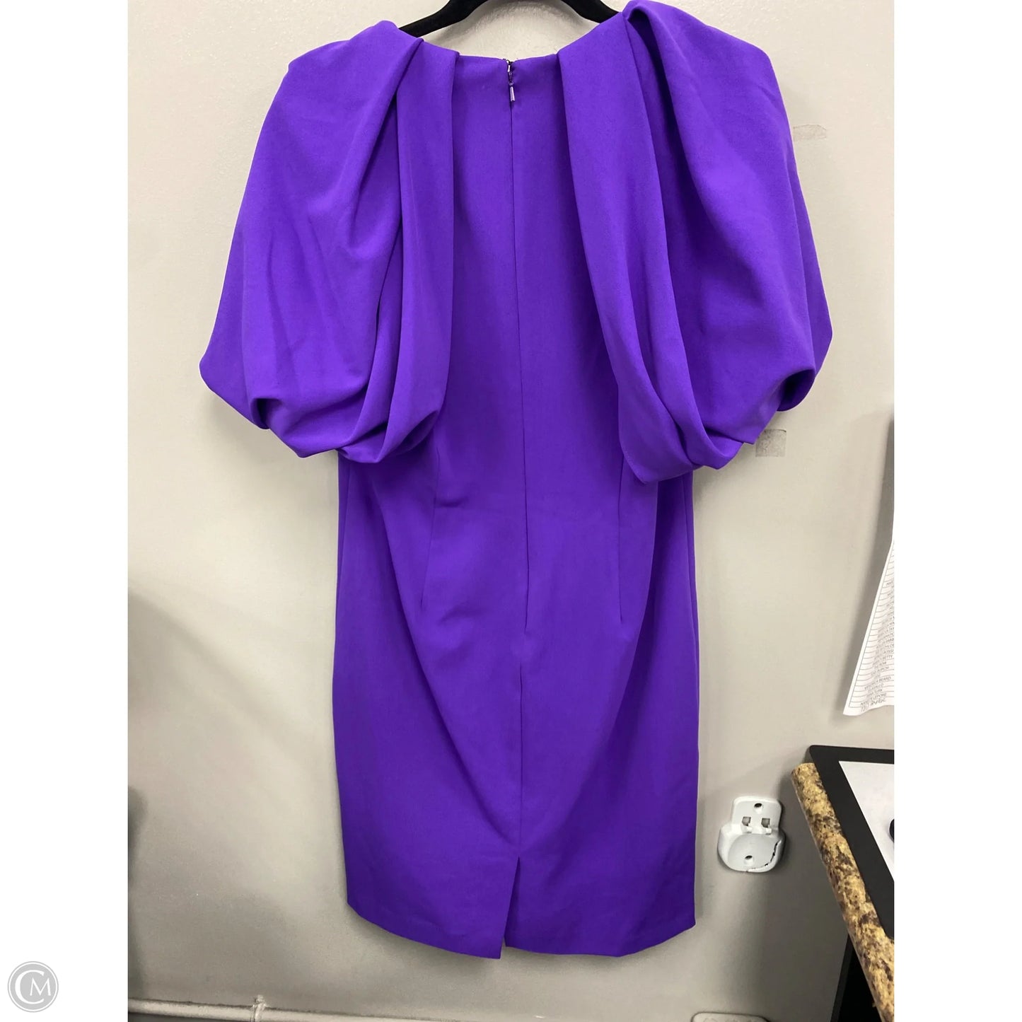 Dress Casual Midi By Badgley Mischka In Purple, Size: 12
