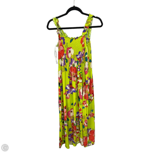 Dress Casual Maxi By Karin Stevens In Green, Size: 8