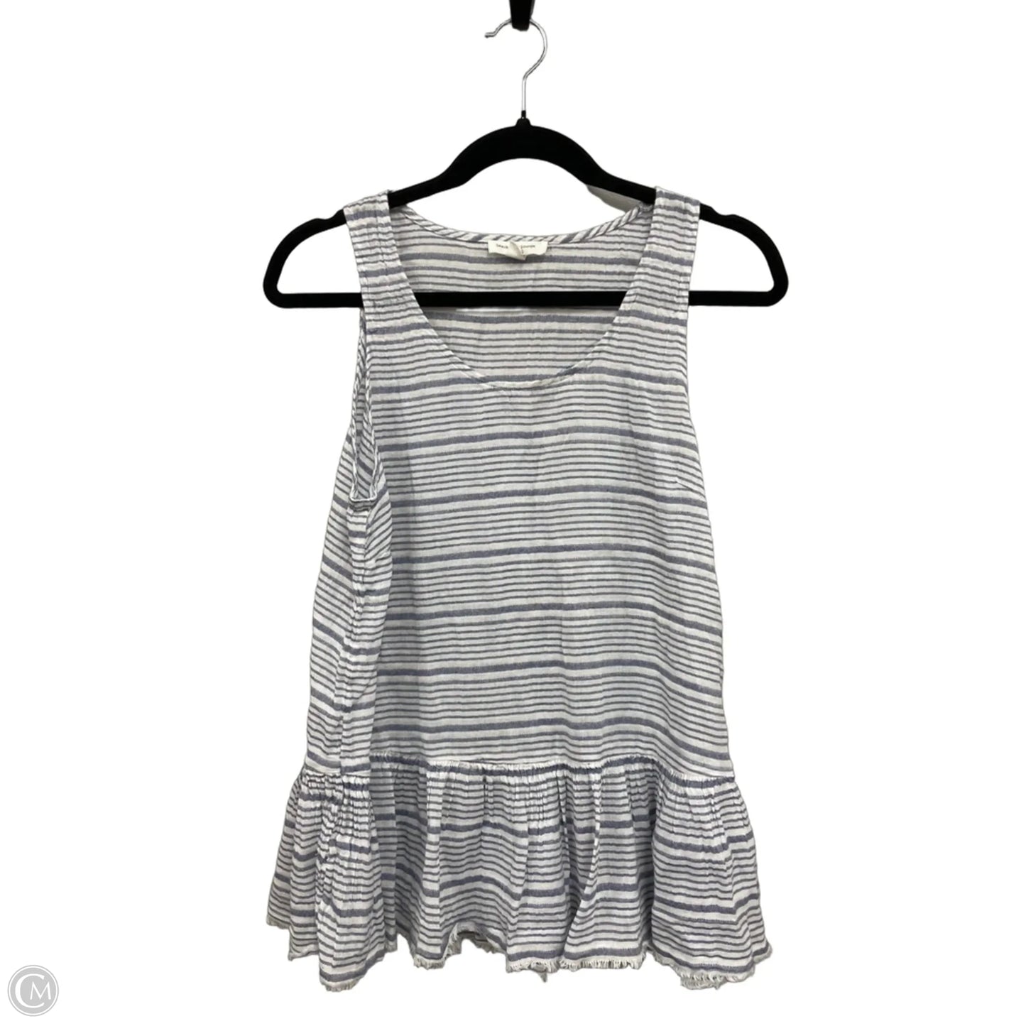 Top Sleeveless By Beachlunchlounge In Striped Pattern, Size: L