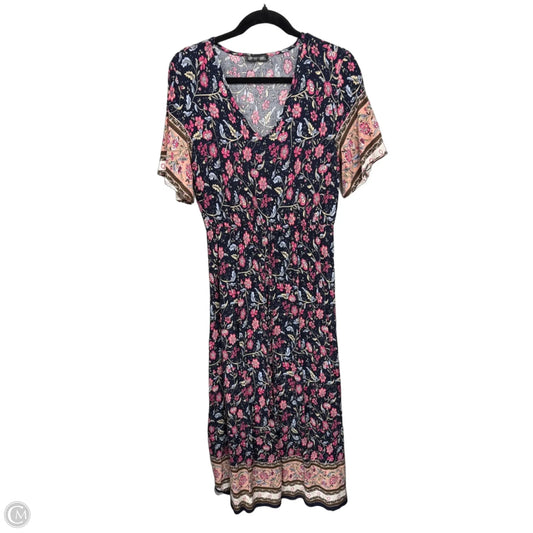 Dress Casual Maxi By Prettygarden In Blue & Pink, Size: M
