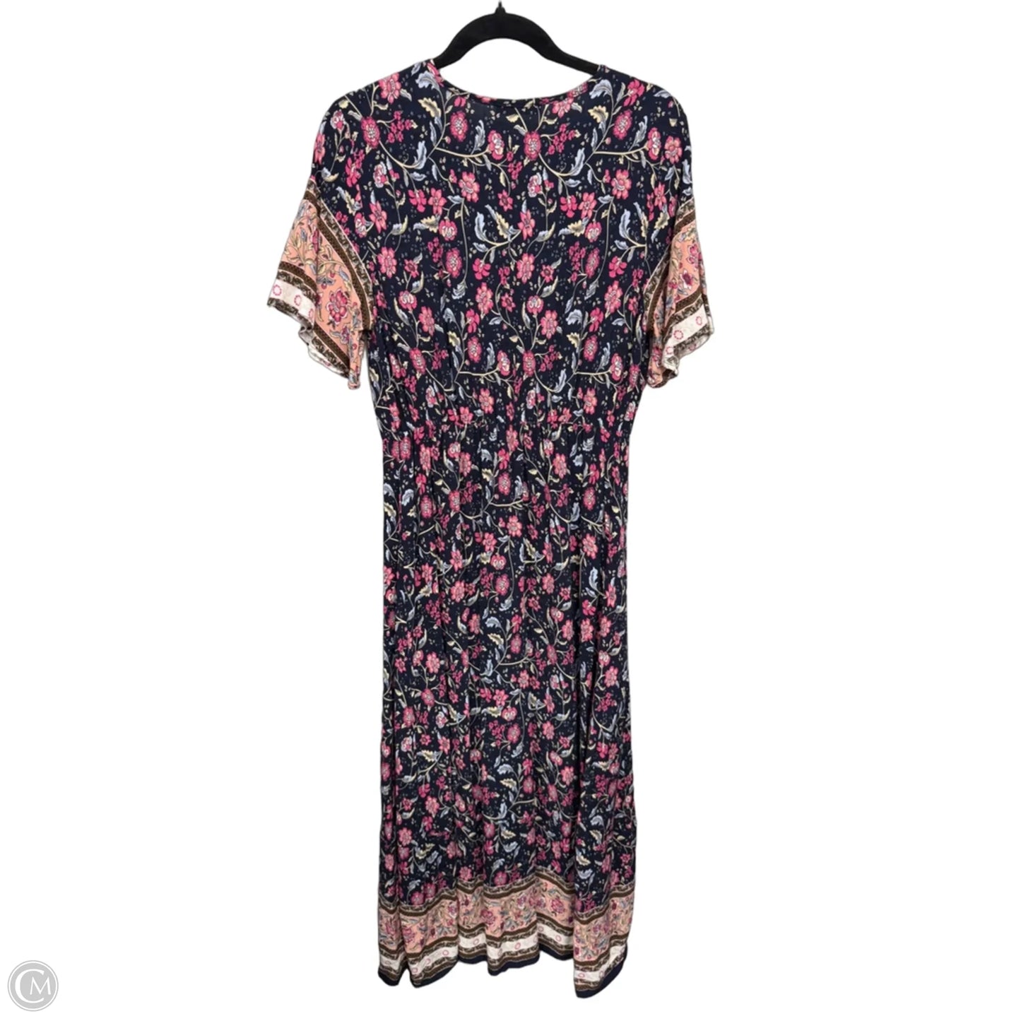 Dress Casual Maxi By Prettygarden In Blue & Pink, Size: M