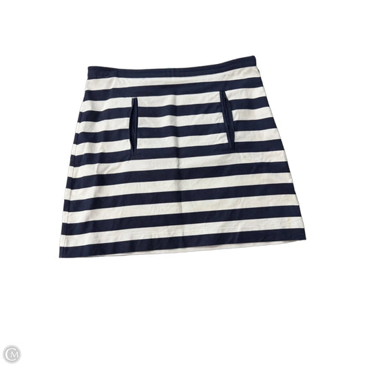 Skirt Midi By Draper James In Blue & White, Size: 8