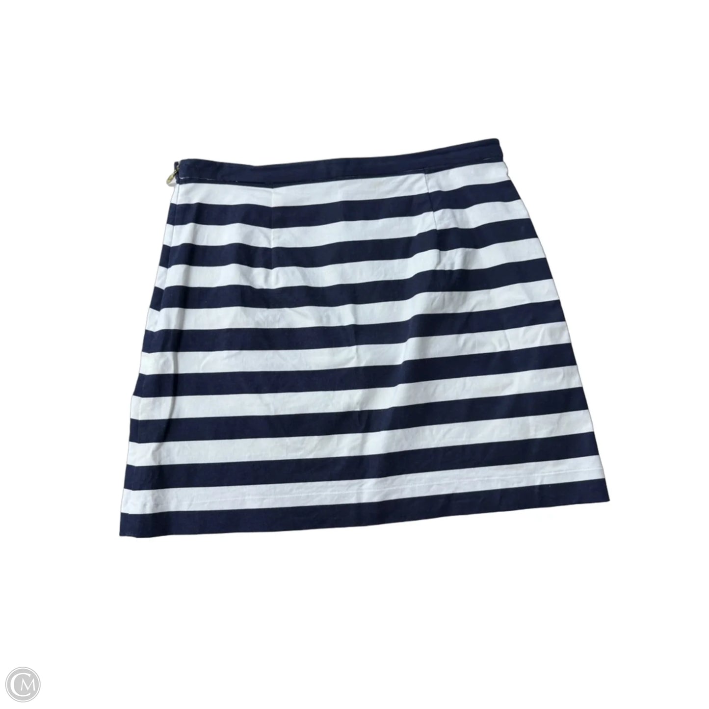 Skirt Midi By Draper James In Blue & White, Size: 8