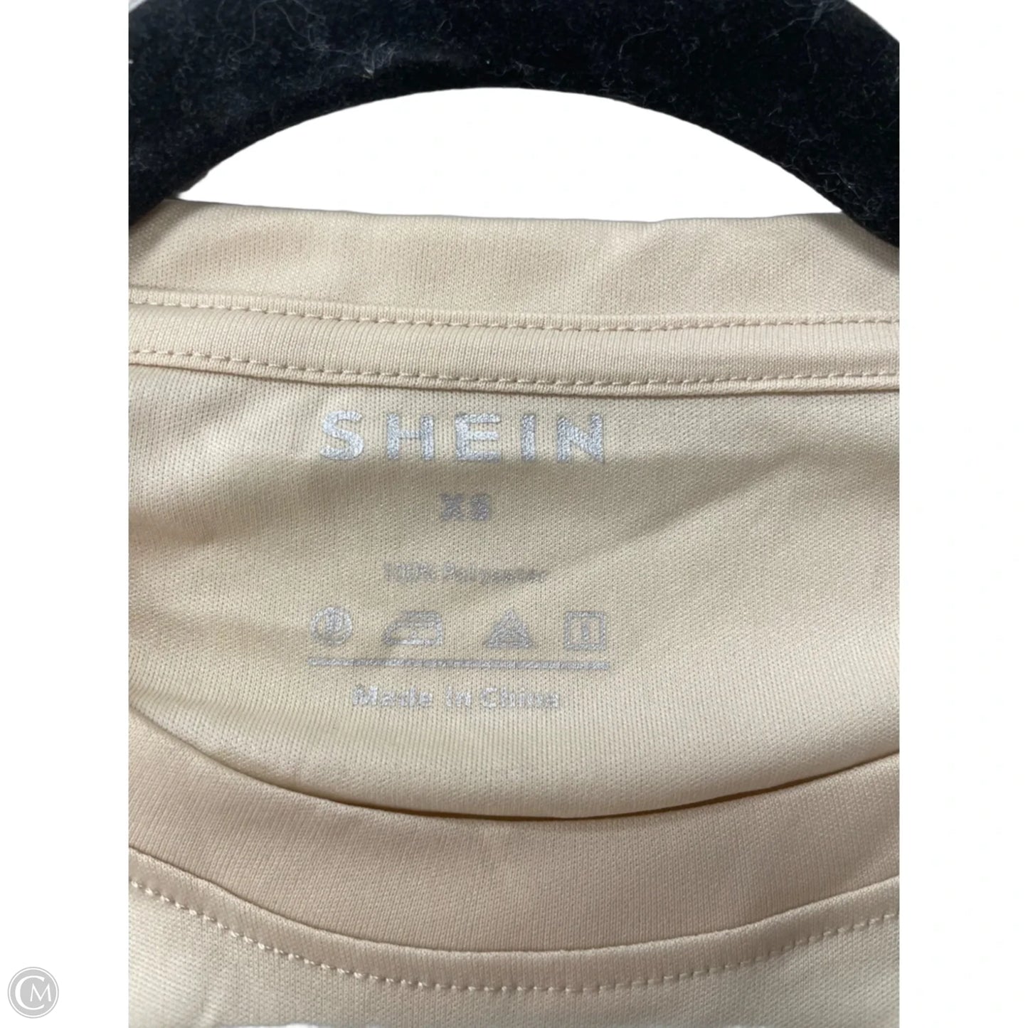 Top Short Sleeve Basic By Shein In Brown, Size: Xs