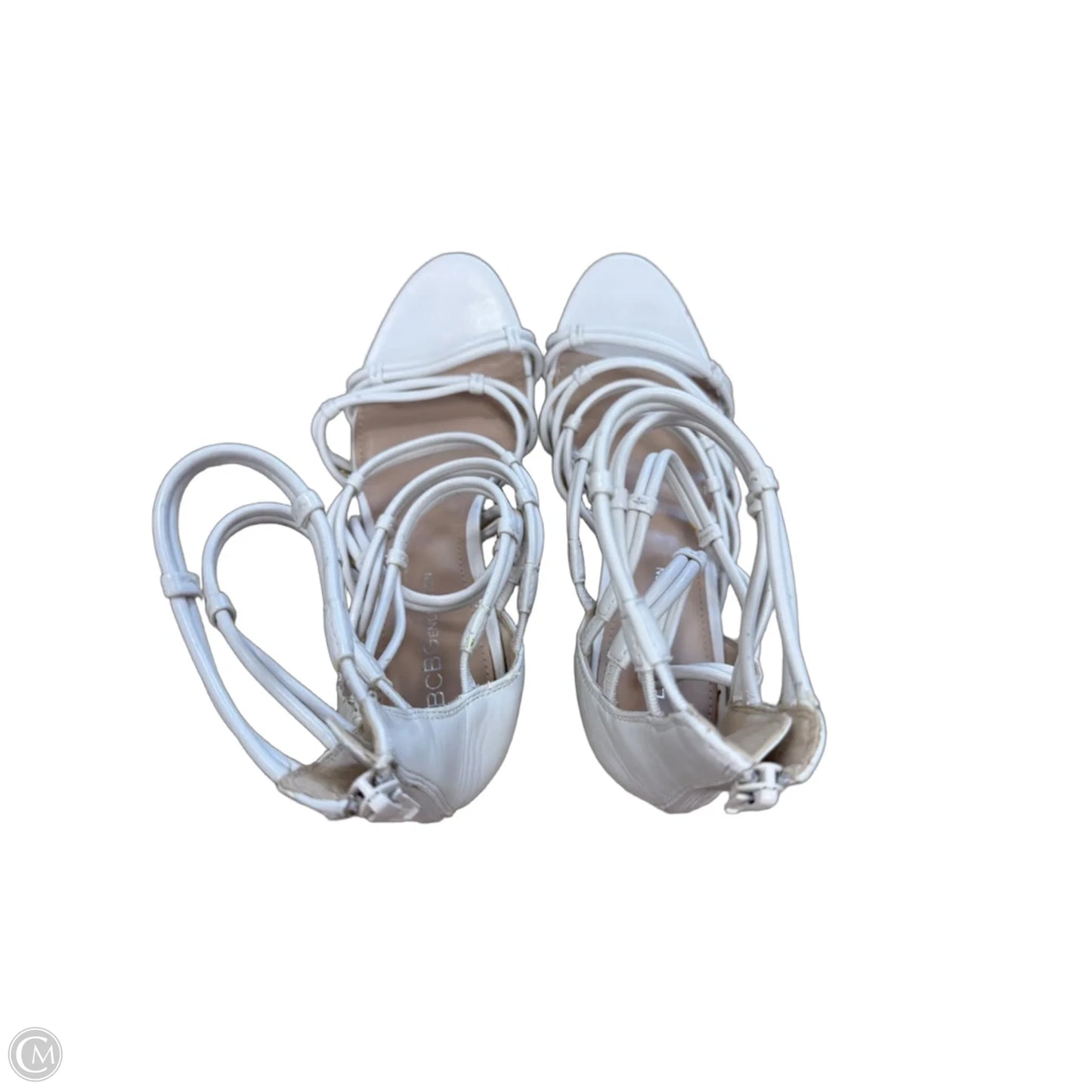 Shoes Heels Stiletto By Bcbg In White, Size: 7.5