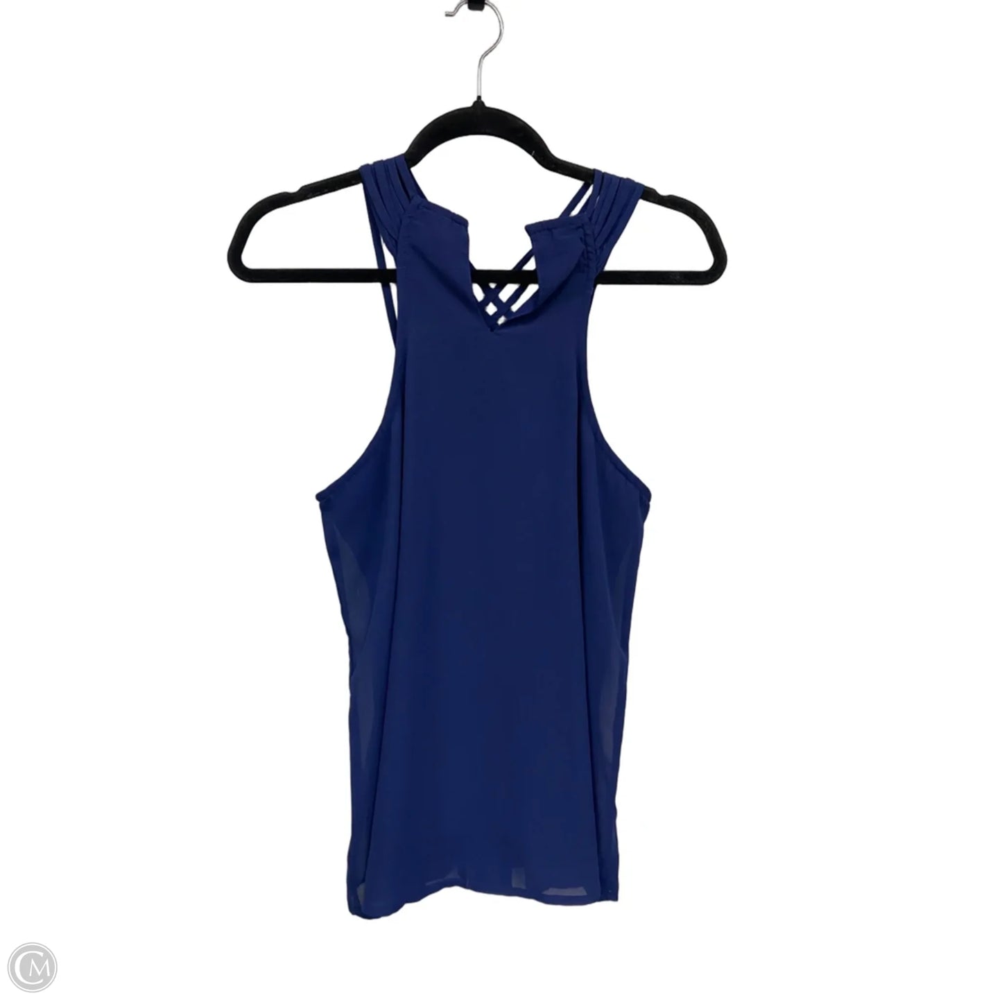 Top Sleeveless By Japna In Blue, Size: M