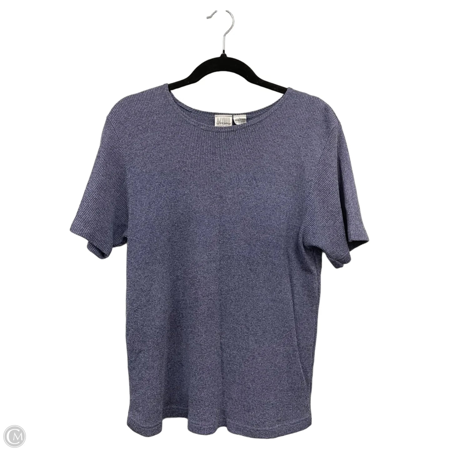 Top Short Sleeve Basic By Jason Maxwell In Blue, Size: L