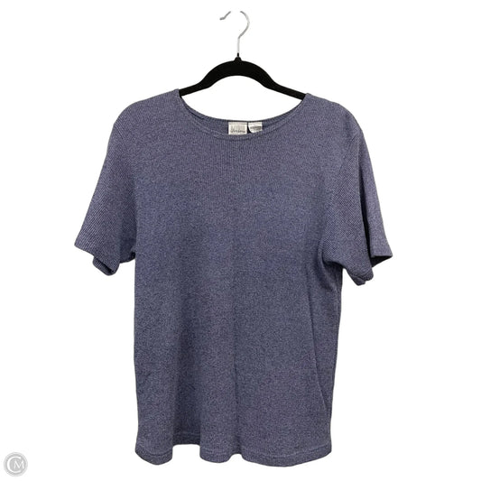 Top Short Sleeve Basic By Jason Maxwell In Blue, Size: L