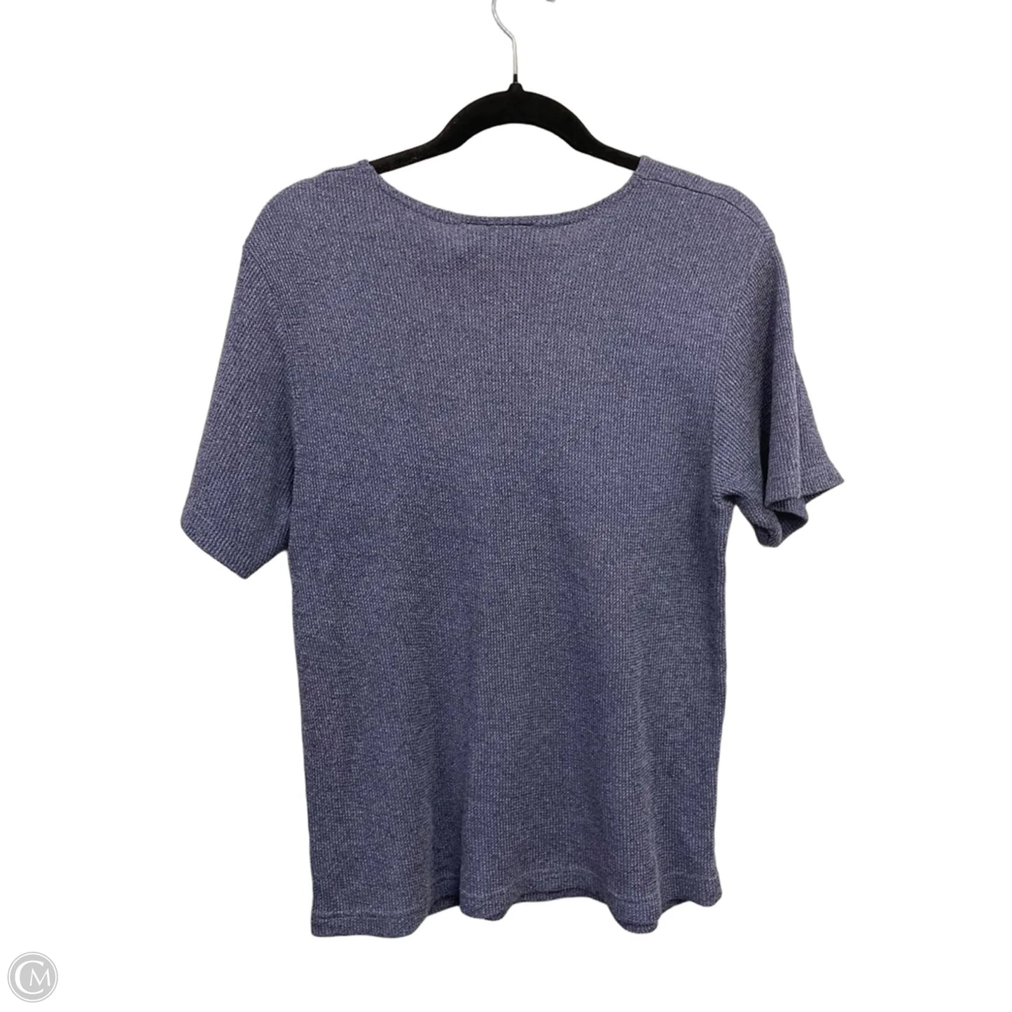 Top Short Sleeve Basic By Jason Maxwell In Blue, Size: L