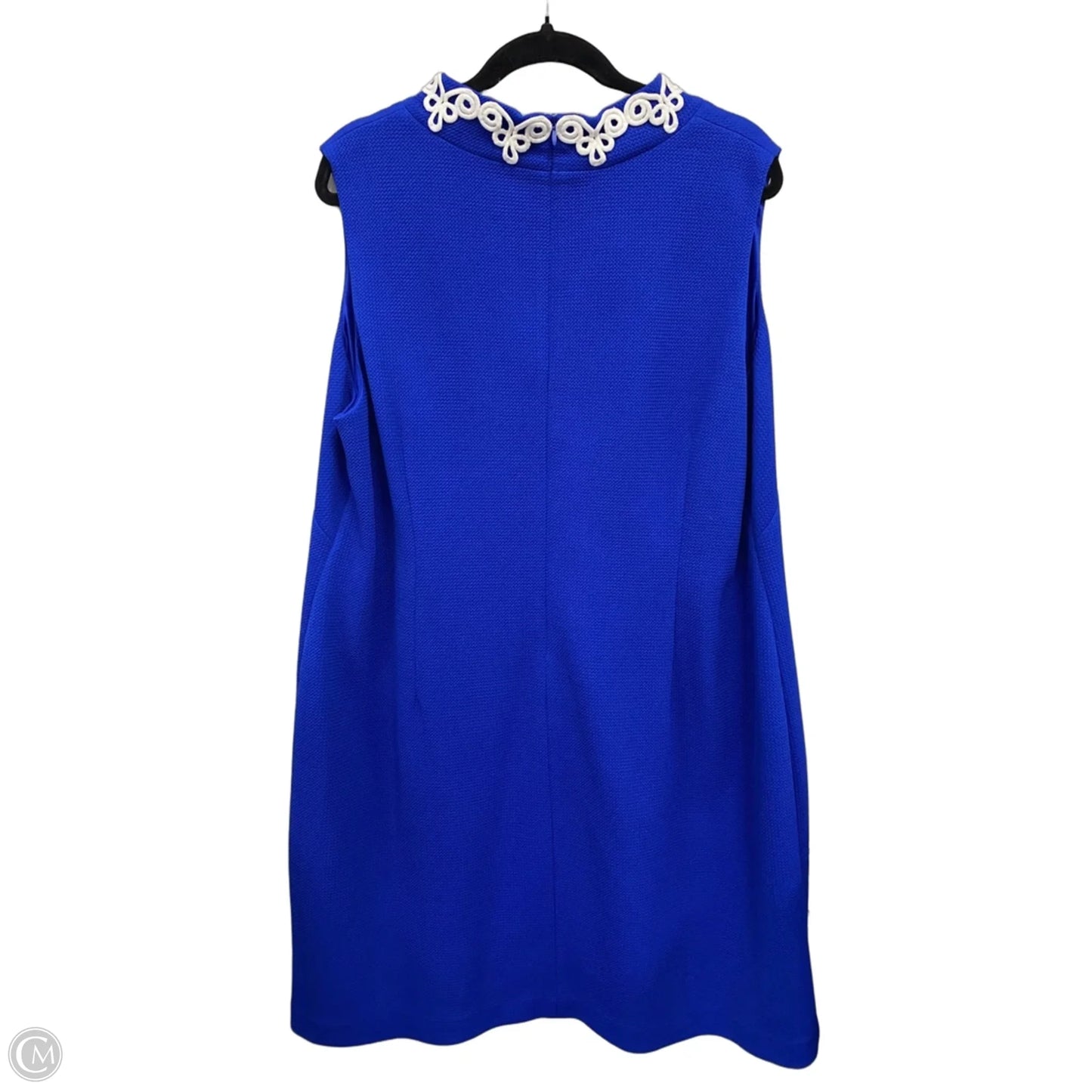 Dress Party Midi By Clothes Mentor In Blue, Size: 20