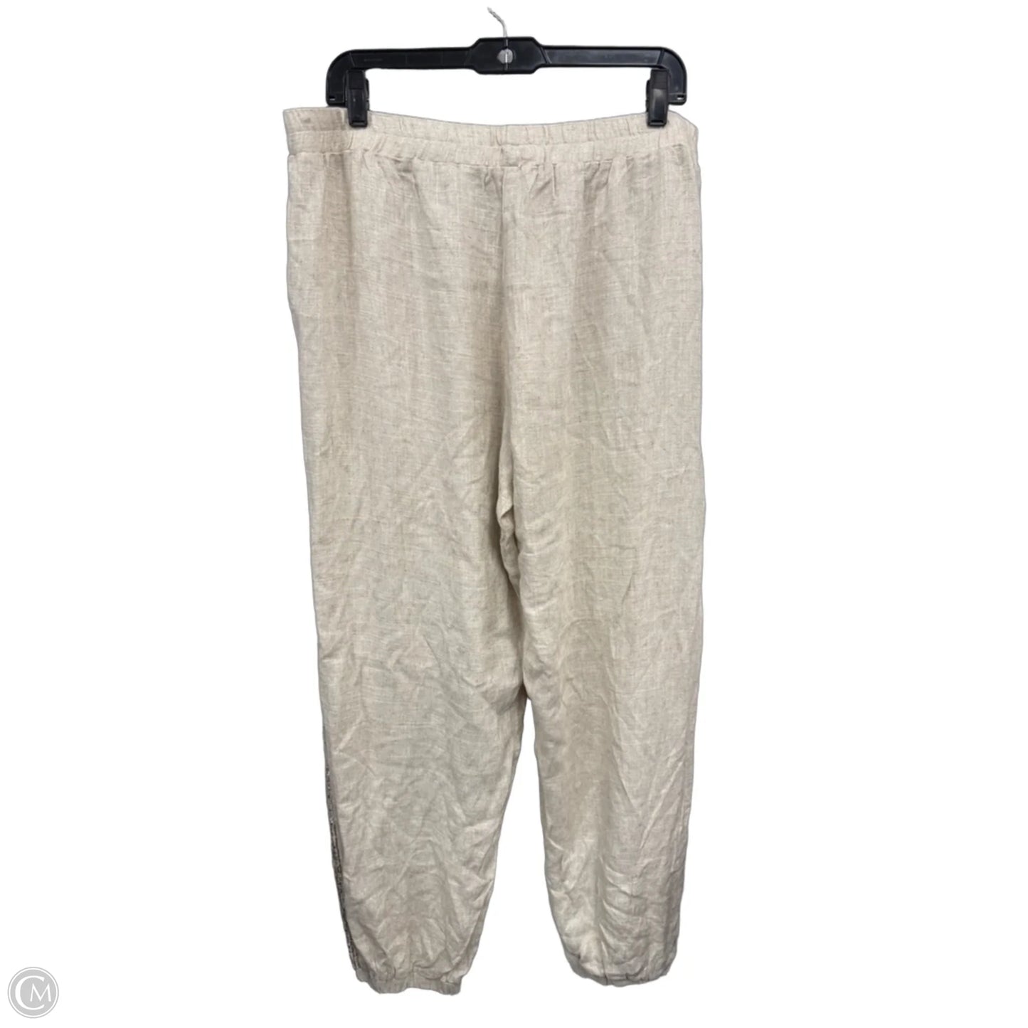 Pants Linen By Umgee In Beige, Size: 1x