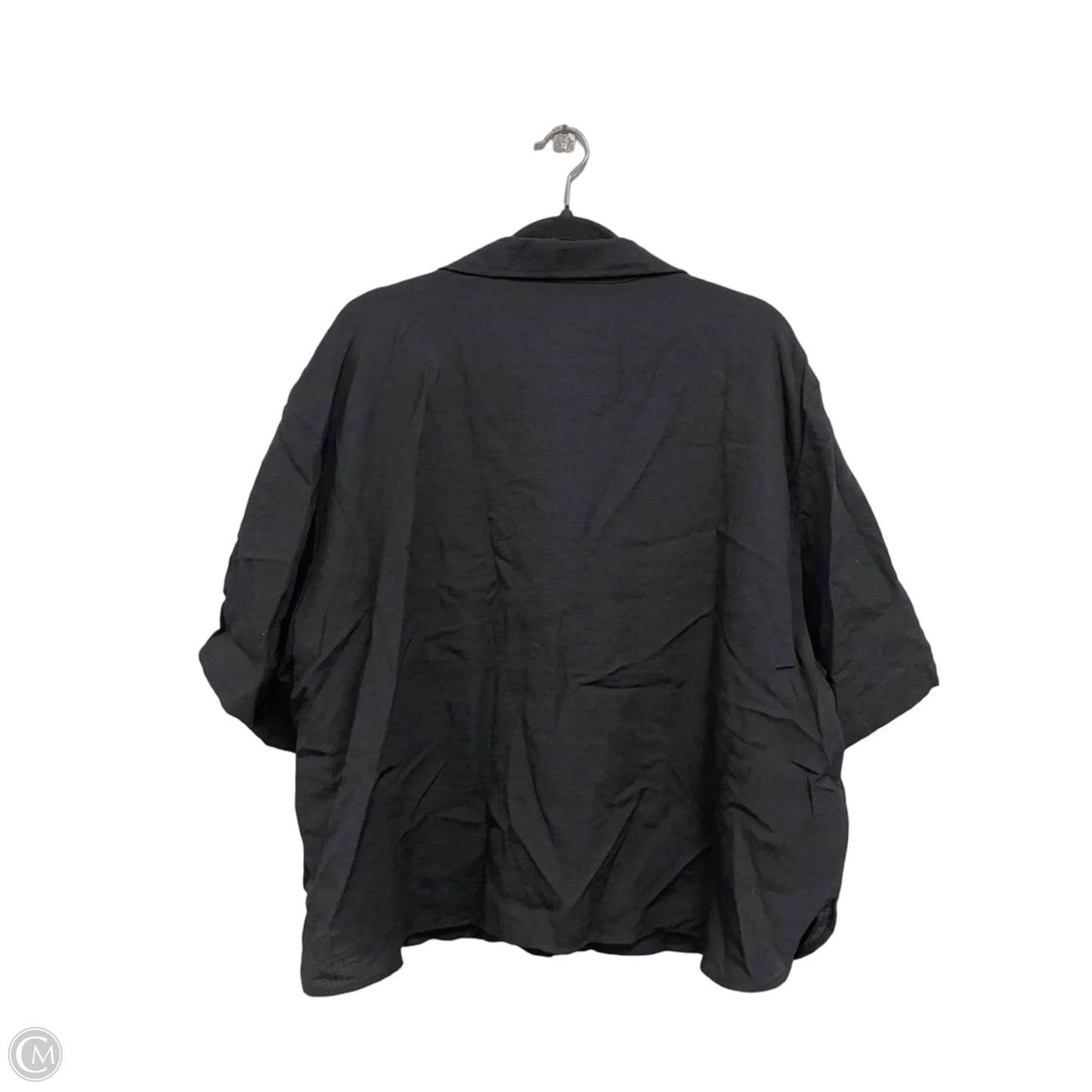 Top Short Sleeve By H&m In Black, Size: Xl