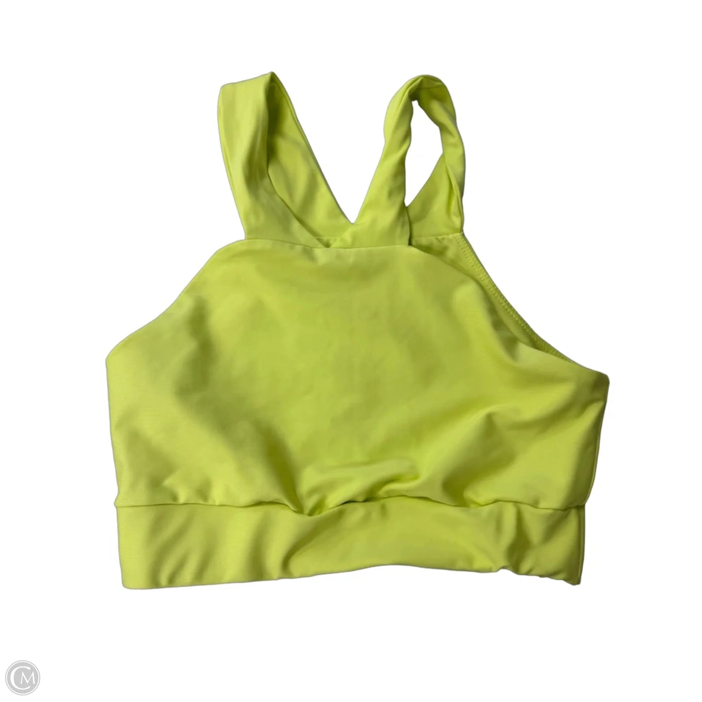 Athletic Bra By Clothes Mentor In Yellow, Size: M