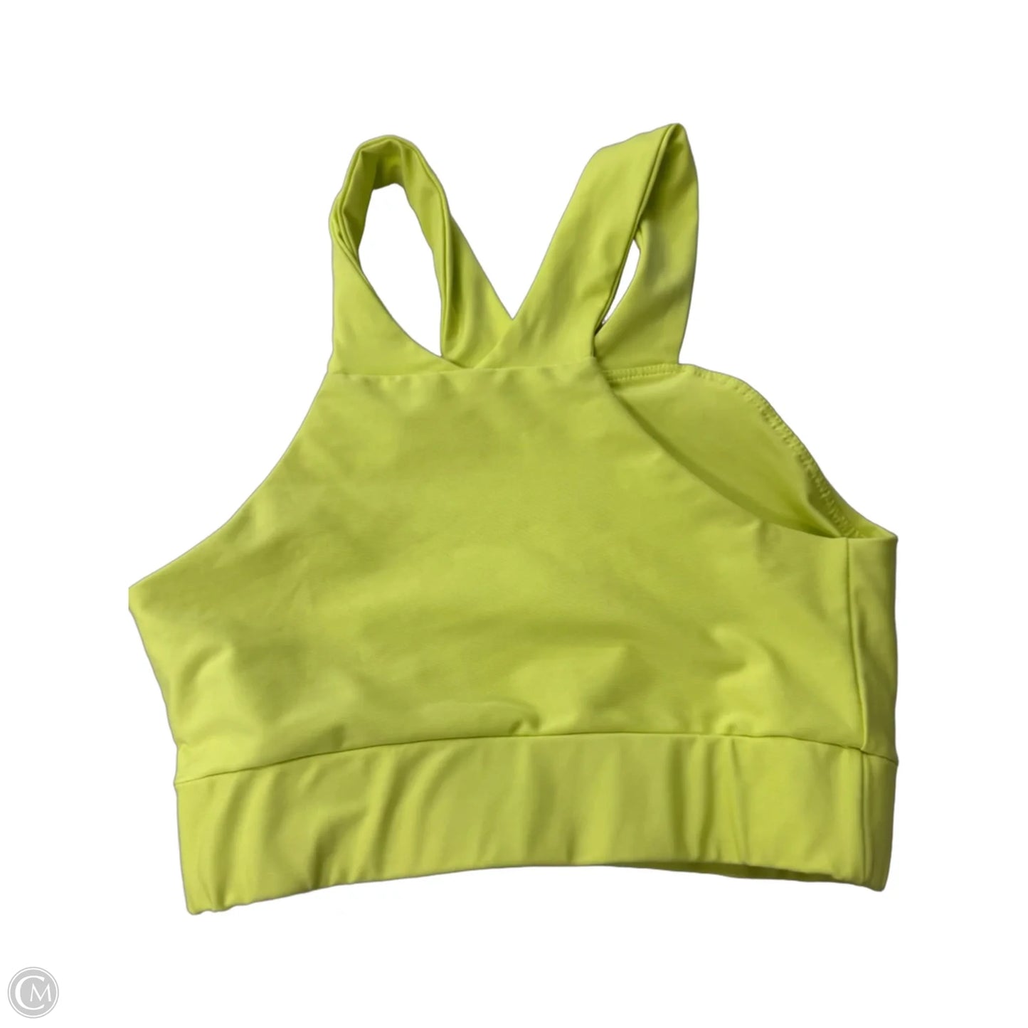 Athletic Bra By Clothes Mentor In Yellow, Size: M