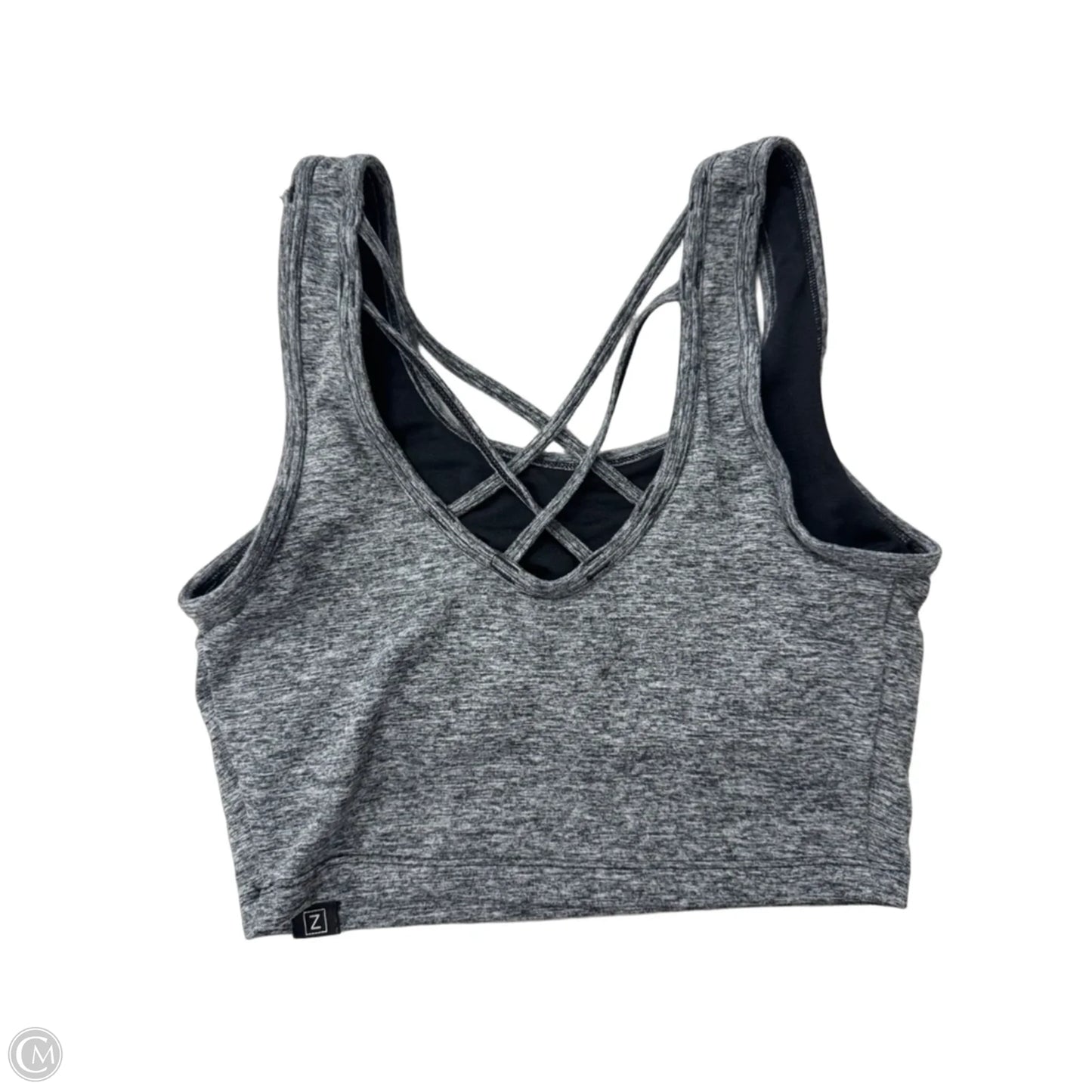 Athletic Bra By Clothes Mentor In Grey, Size: S