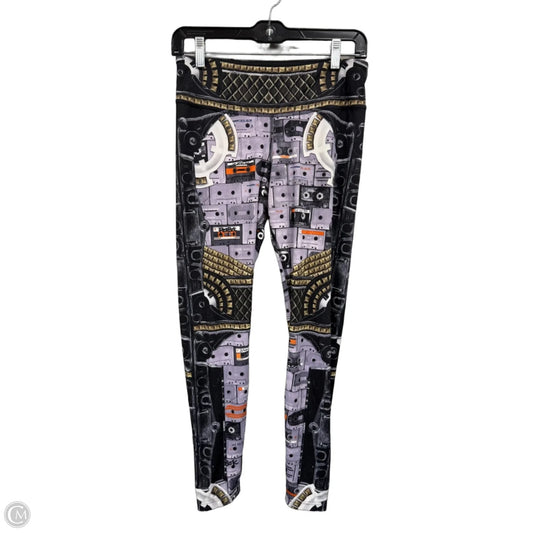 Athletic Leggings By Reebok In Multi-colored, Size: M