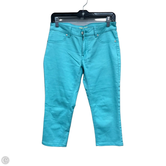 Jeans Cropped By D Jeans In Teal, Size: 8