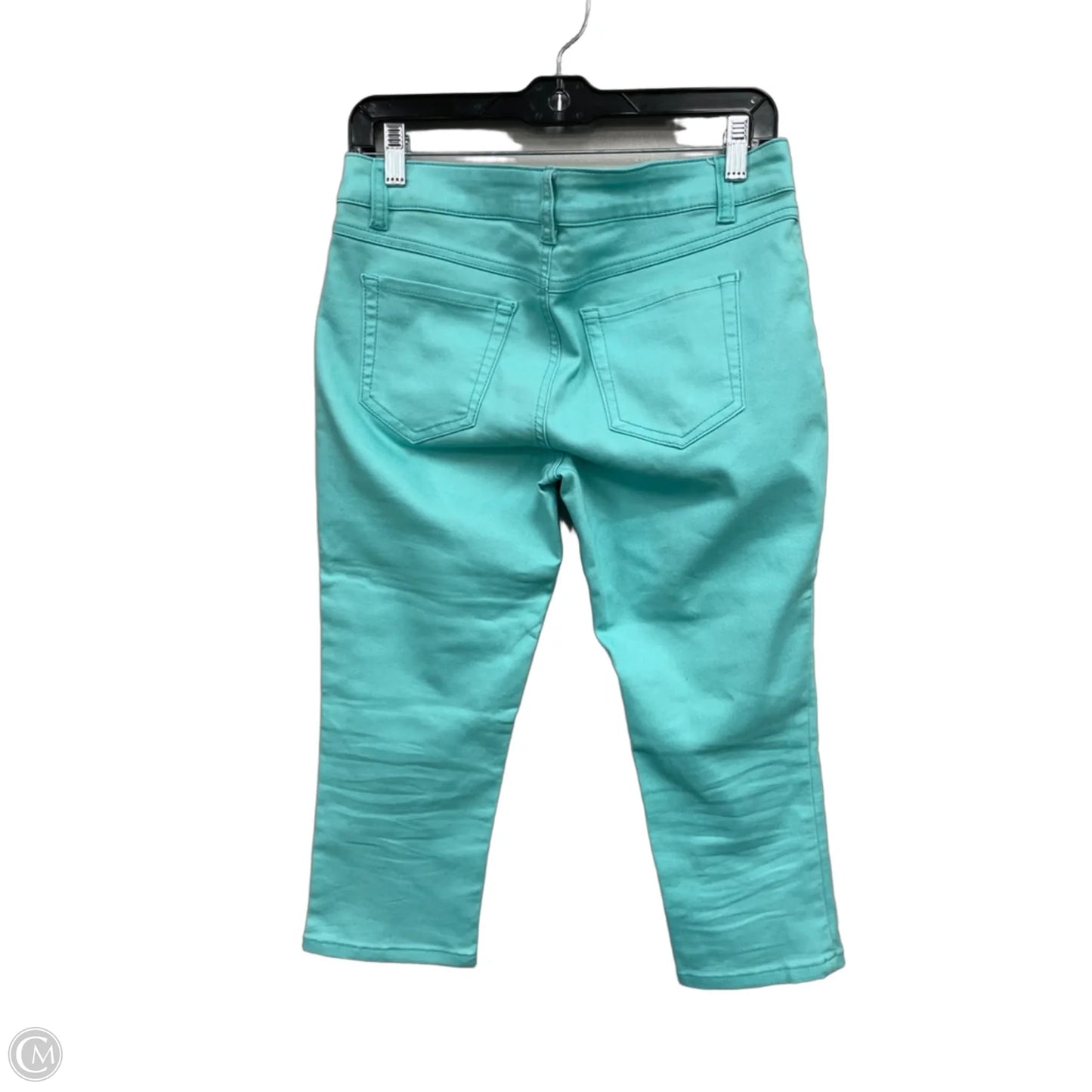 Jeans Cropped By D Jeans In Teal, Size: 8