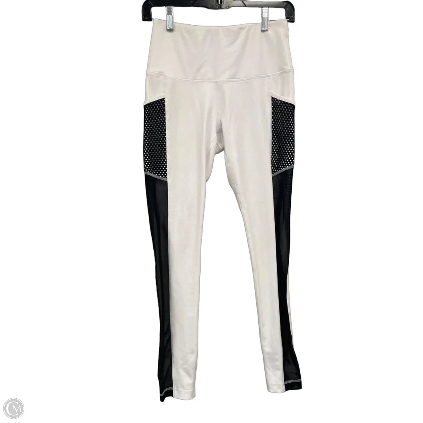Athletic Leggings By 90 Degrees By Reflex In Black & White, Size: S