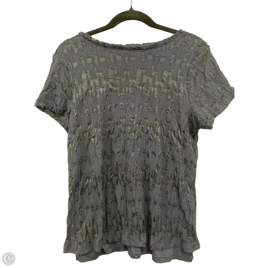Top Short Sleeve By Simply Vera In Blue, Size: S