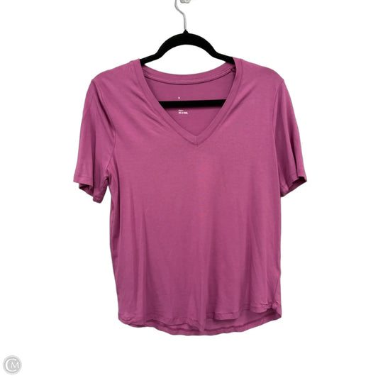 Top Short Sleeve Basic By A New Day In Purple, Size: S