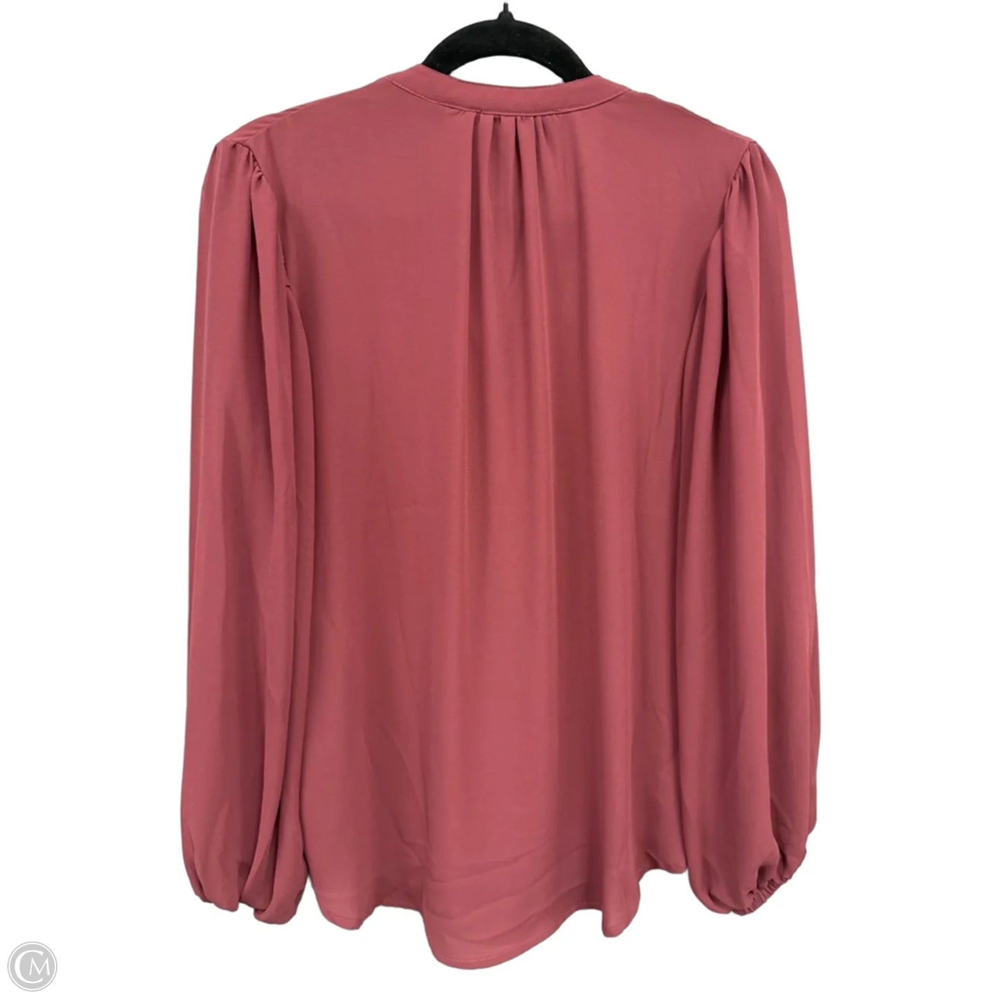 Top Long Sleeve By Catherine Malandrino In Maroon, Size: S