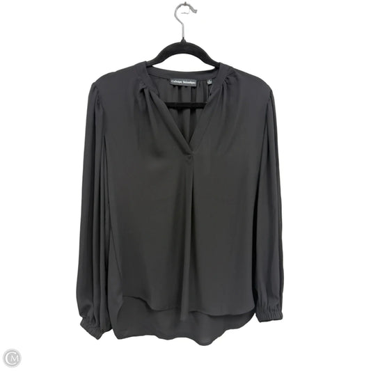 Top Long Sleeve By Catherine Malandrino In Black, Size: S