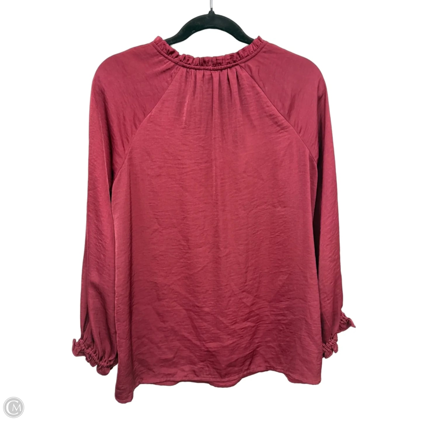Top Long Sleeve By Old Navy In Red, Size: L