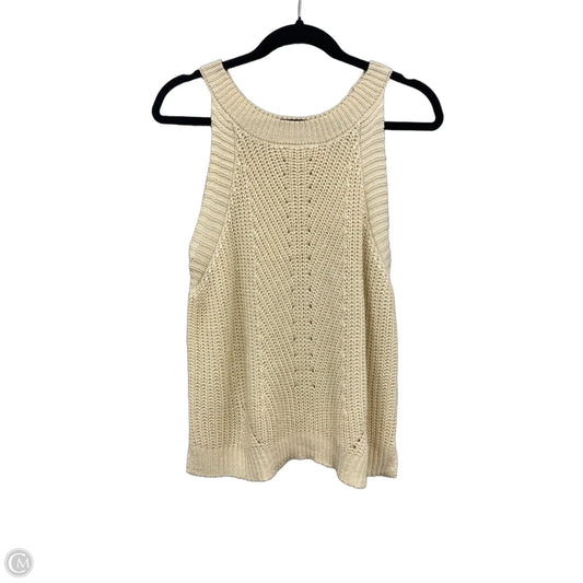 Top Sleeveless By Nine West In Cream, Size: L