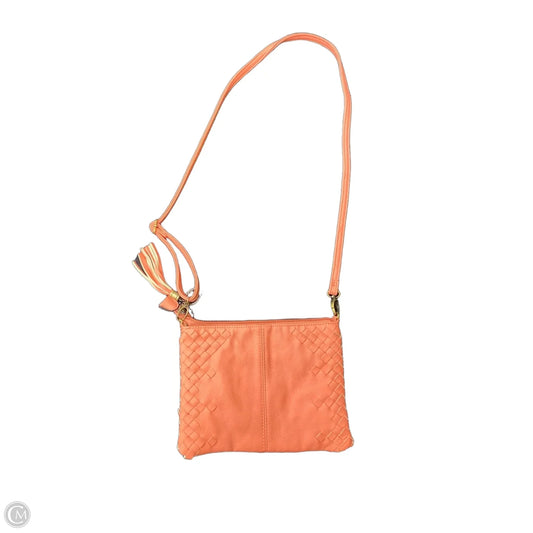 Crossbody Leather By Clothes Mentor, Size: Medium
