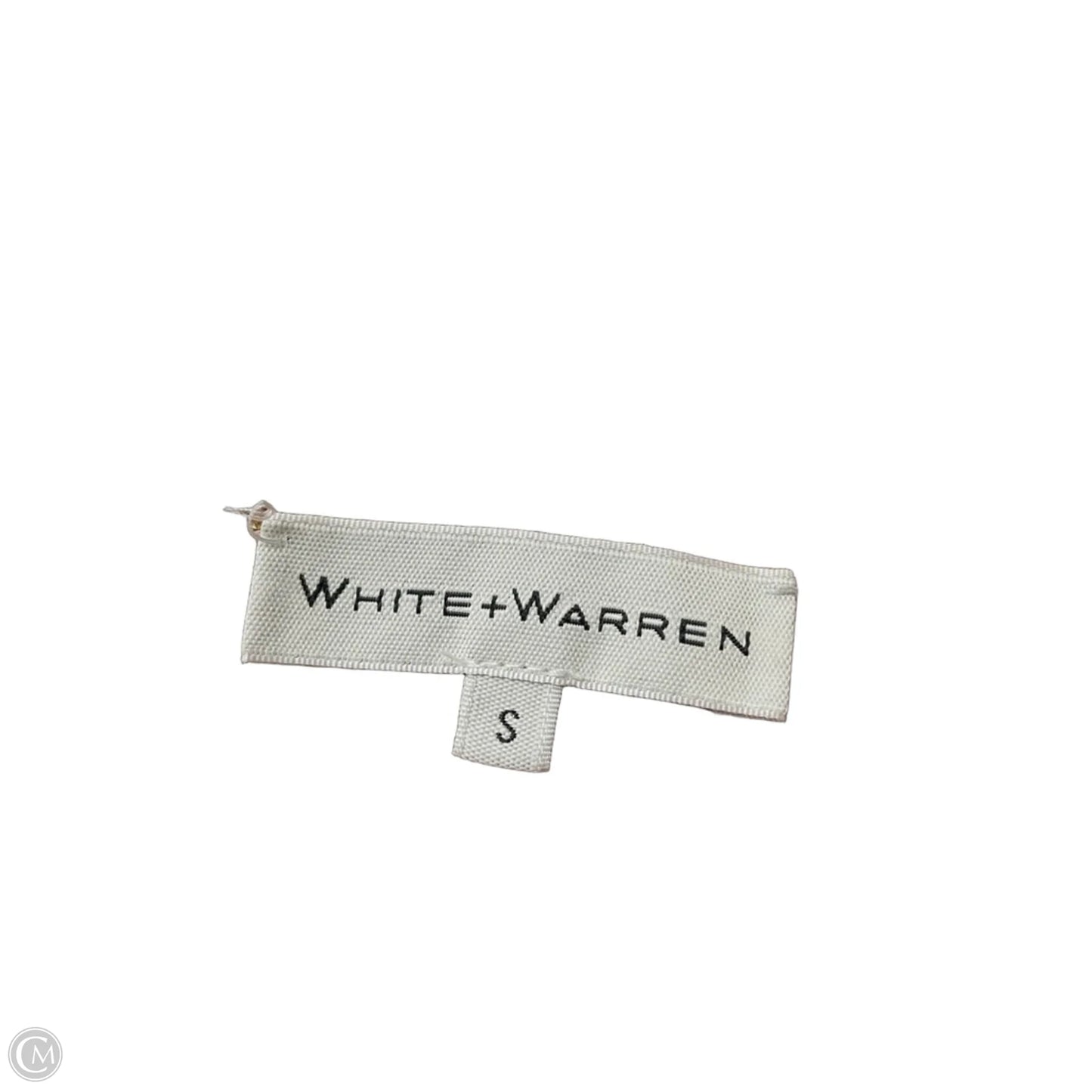 Top Short Sleeve By White And Warren In Rose Gold, Size: S