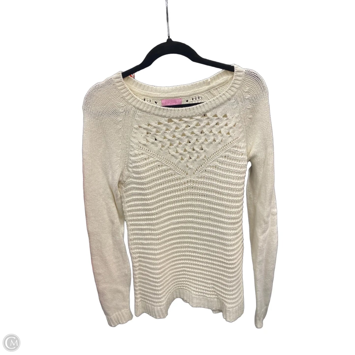 Sweater Designer By Lilly Pulitzer In Cream, Size: L