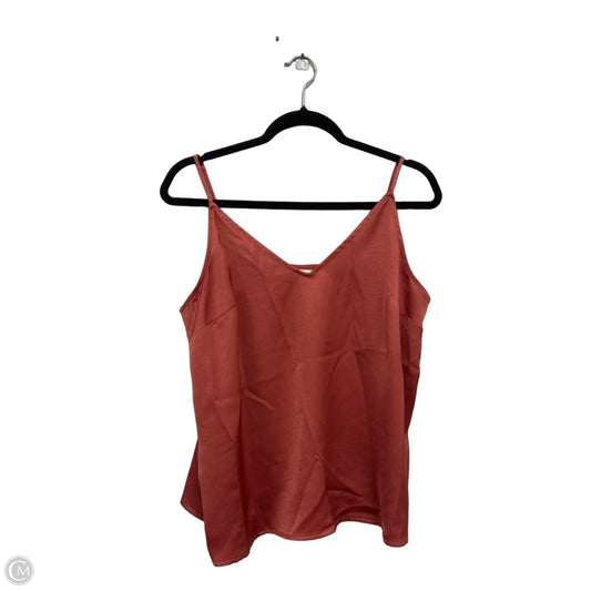 Top Cami By A New Day In Red, Size: M