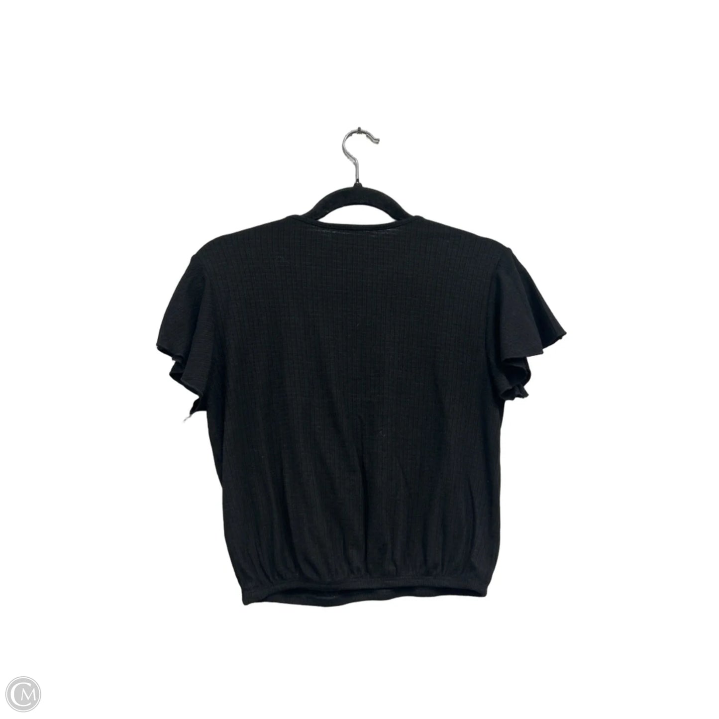 Top Short Sleeve By Caution To The Wind In Black, Size: Xs