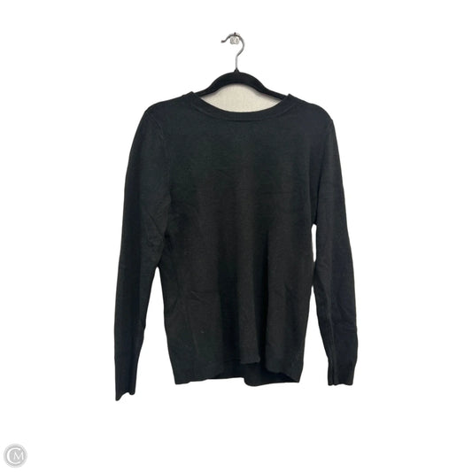 Sweater By Croft And Barrow In Black, Size: M