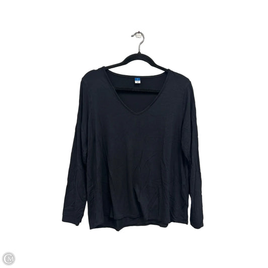 Top Long Sleeve By Old Navy In Black, Size: M