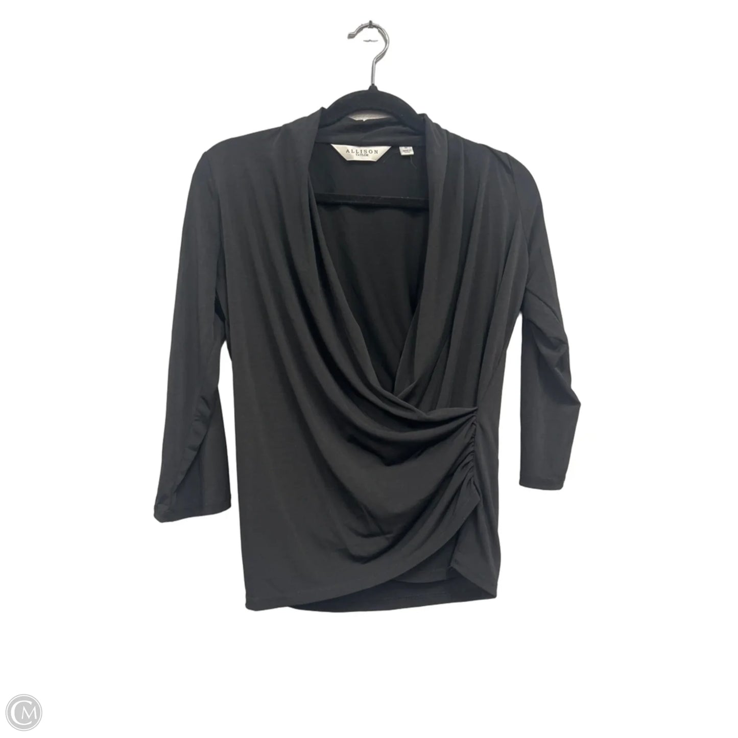 Top Short Sleeve Basic By Gaze In Black, Size: M