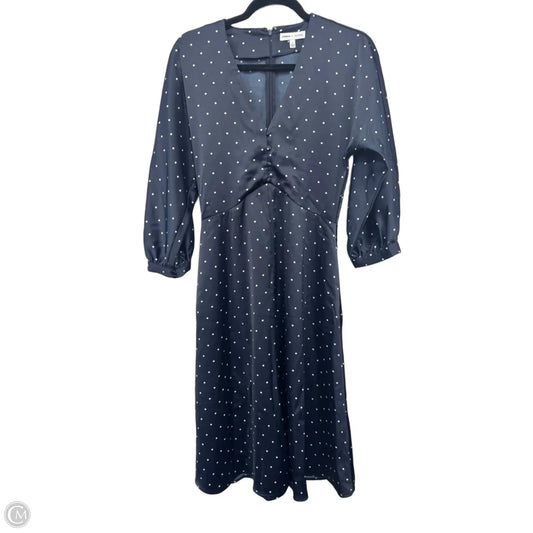 Dress Casual Midi By Express In Blue, Size: 6